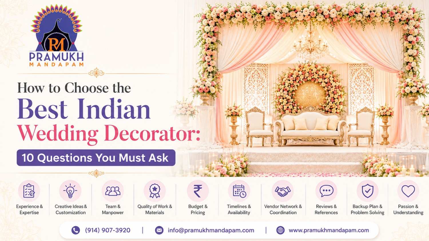 How to Choose the Best Indian Wedding Decorator 10 Questions You Must Ask