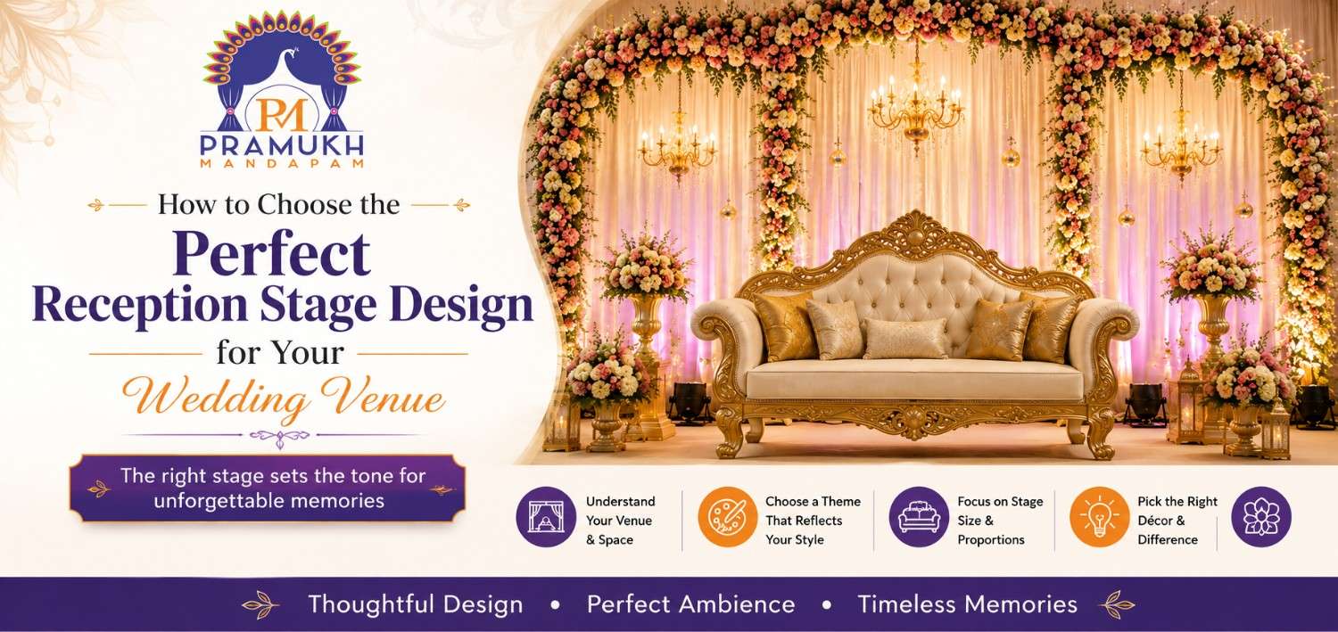 How to Choose the Perfect Reception Stage Design for Your Wedding Venue