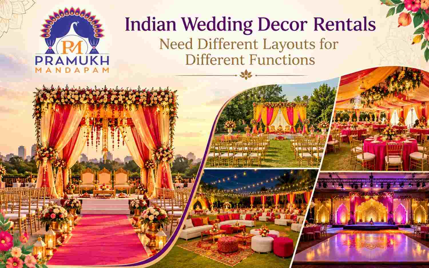 Indian Wedding Decor Rentals for Raleigh Venues